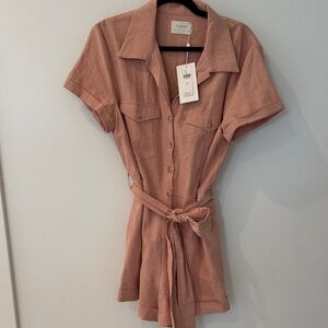 Anthropologie Auguste Utility Romper
